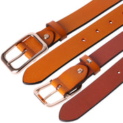 Curea dama, ROCS, piele naturala, model clasic, fara cusaturi, BZ-24