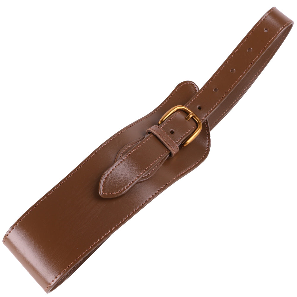 Curea dama, de tip brau, piele naturala, catarama clasica, ROCS, BZ-42