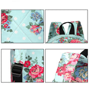 Rucsac casual pentru dama, cu print flori, Miss Lulu E1401F