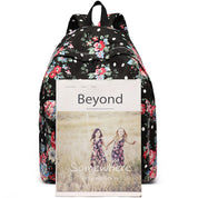 Rucsac casual pentru dama, cu print flori, Miss Lulu E1401F