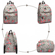 Rucsac casual pentru dama, cu print flori, Miss Lulu E1401F