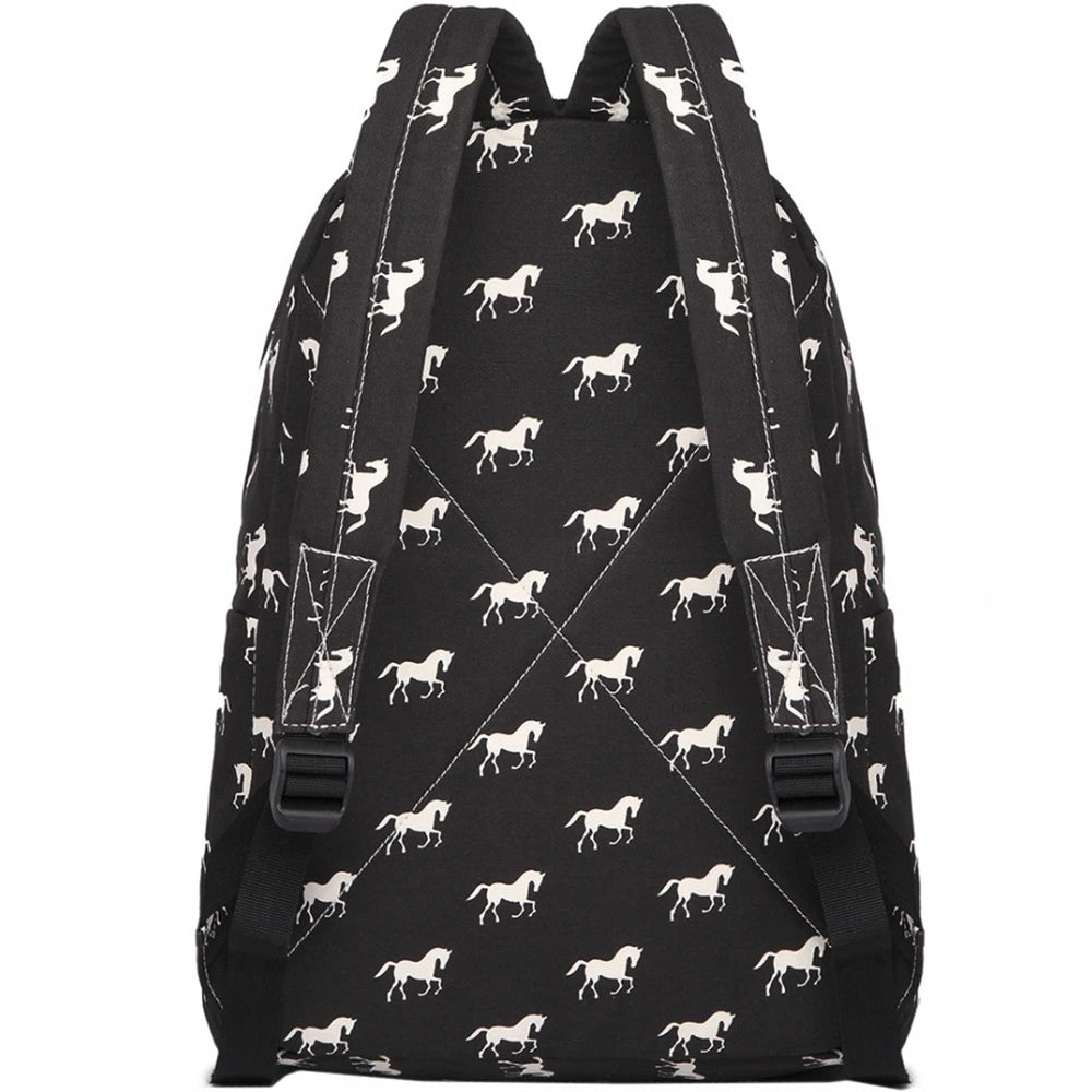 Rucsac casual pentru unisex, cu print caluti, Miss Lulu E1401H