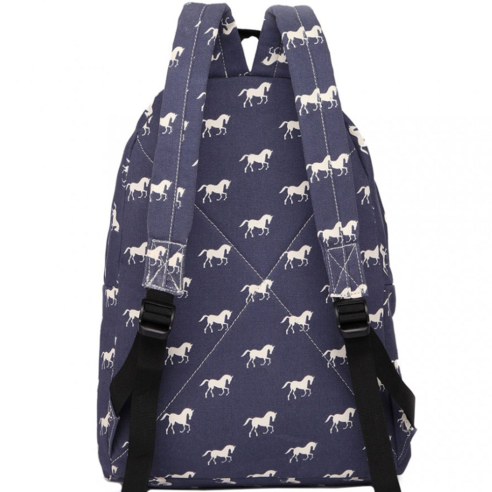 Rucsac casual pentru unisex, cu print caluti, Miss Lulu E1401H