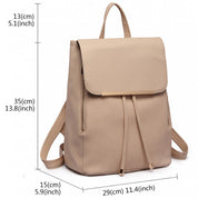 Rucsac casual elegant pentru femei, piele ecologica, Billie Miss Lulu E1669