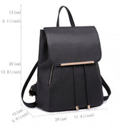 Rucsac casual elegant pentru femei, piele ecologica, Billie Miss Lulu E1669