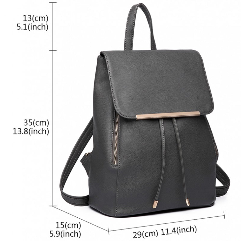 Rucsac casual elegant pentru femei, piele ecologica, Billie Miss Lulu E1669