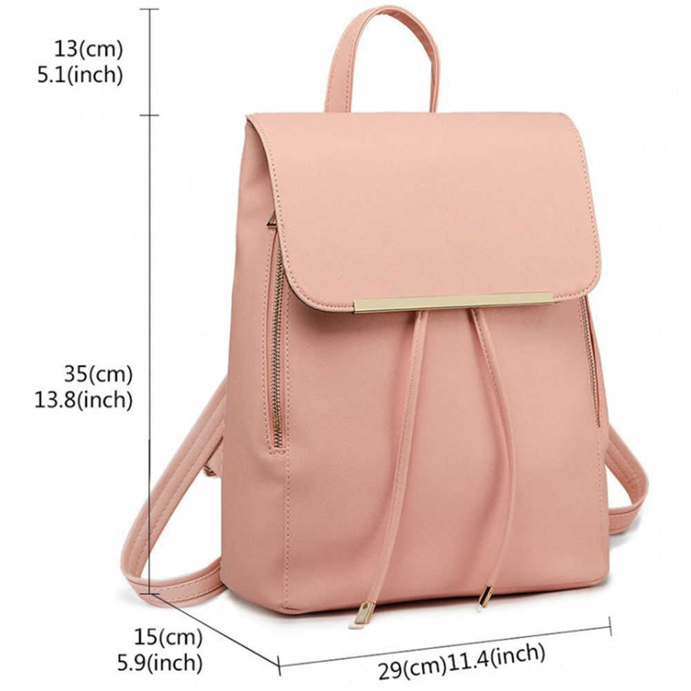 Rucsac casual elegant pentru femei, piele ecologica, Billie Miss Lulu E1669