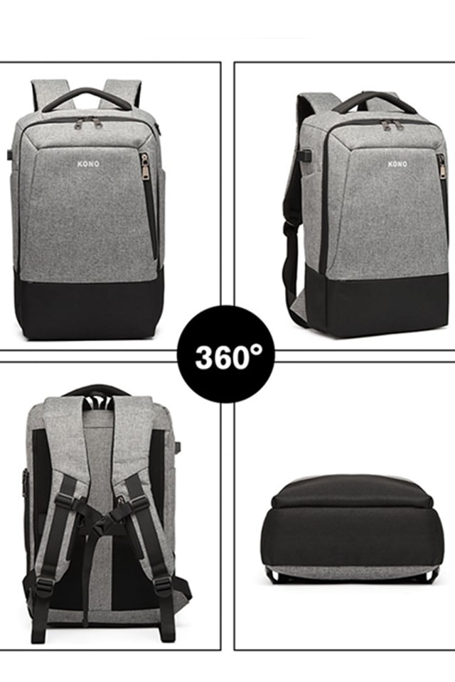 Rucsac smart casual, Kono cu port USB si AUX, E6869