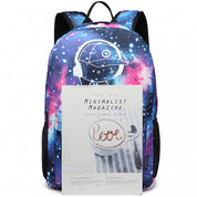Rucsac dama, print galaxie si element reflectorizant, E6880