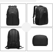 Rucsac smart casual unisex, din poliester cu port USB si fixare de valiza, KONO E6904