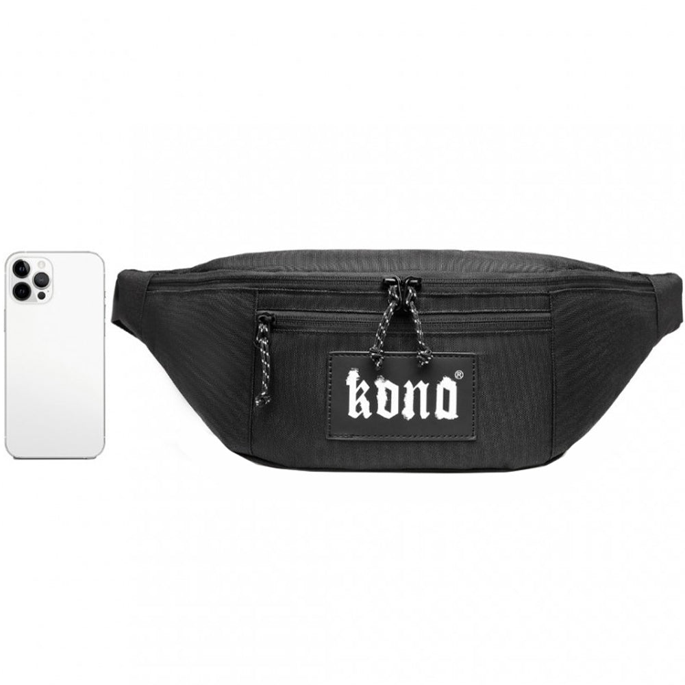 Borseta de brau si crossbody pentru sport, usoara, din poliester rezistent la apa, bareta cu trident, KONO EA2136