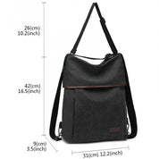 Geanta dama, tip rucsac, stil casual, de umar din panza, KONO EB2041