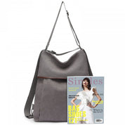 Geanta dama, tip rucsac, stil casual, de umar din panza, KONO EB2041