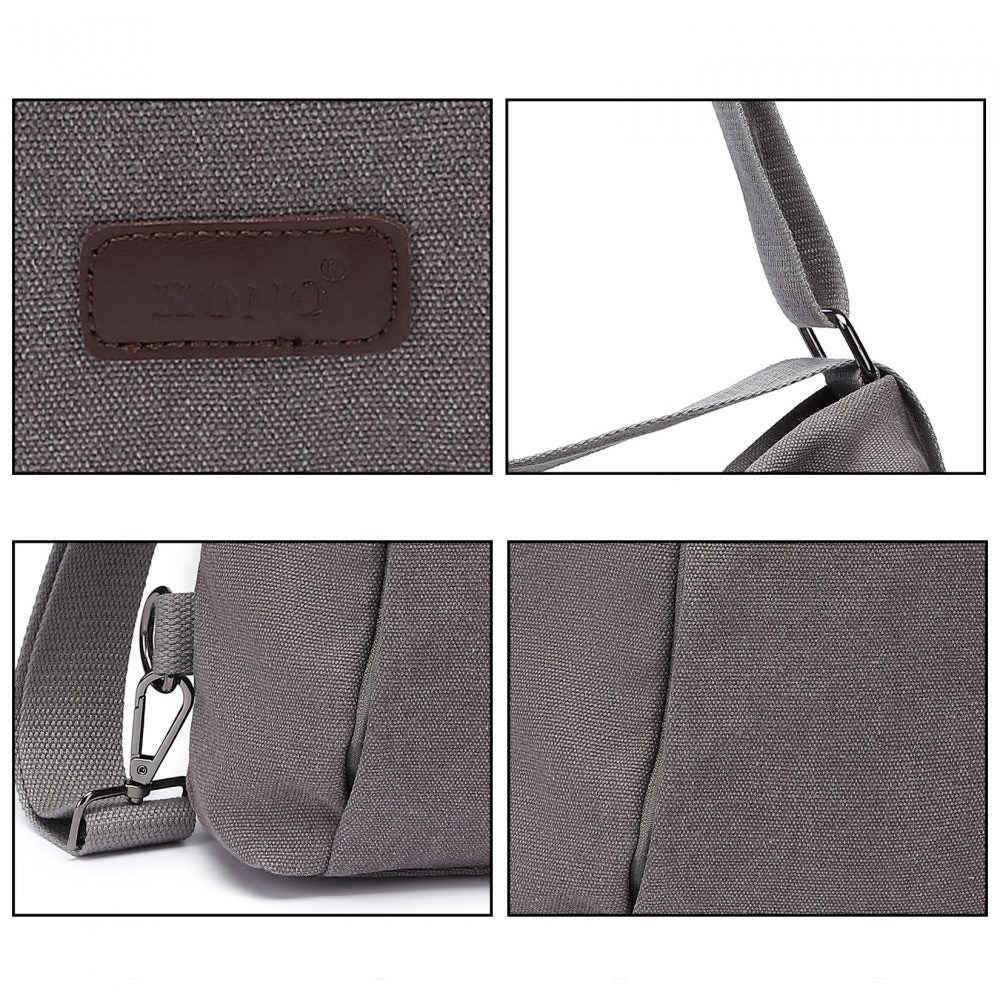 Geanta dama, tip rucsac, stil casual, de umar din panza, KONO EB2041