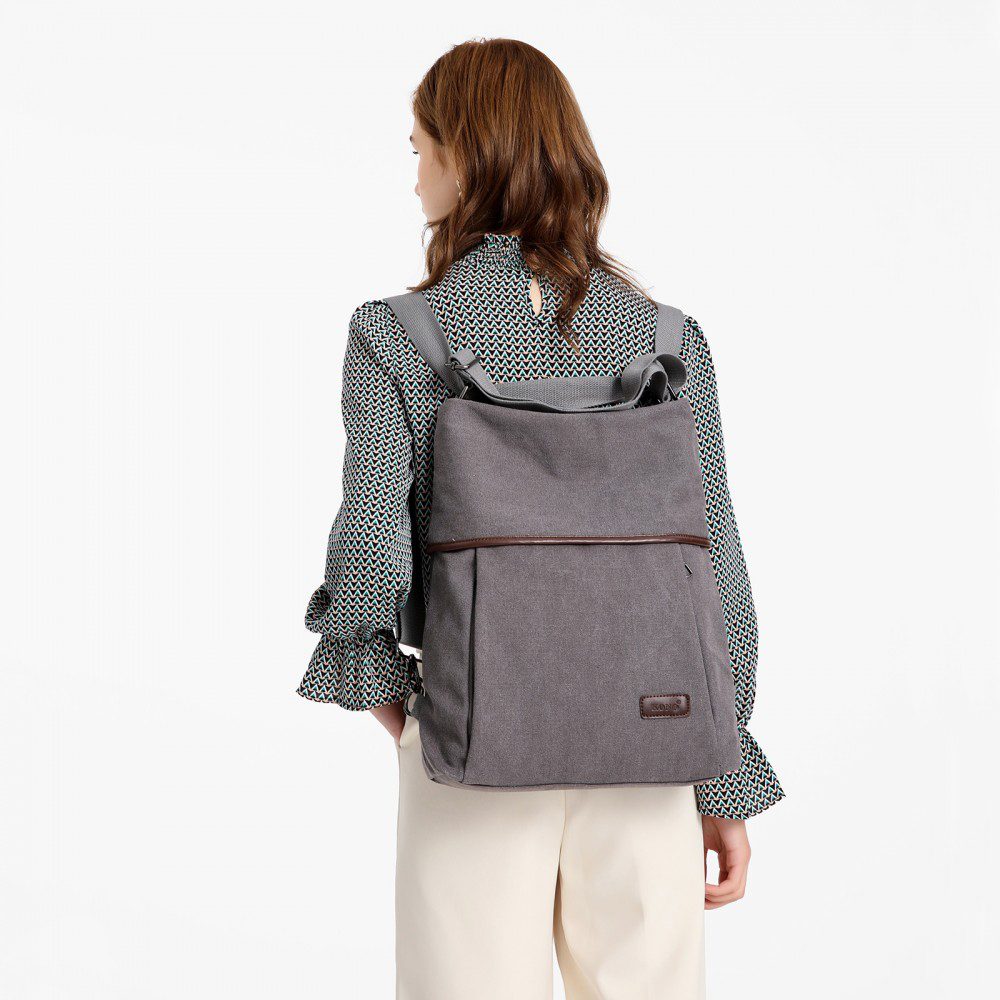 Geanta dama, tip rucsac, stil casual, de umar din panza, KONO EB2041