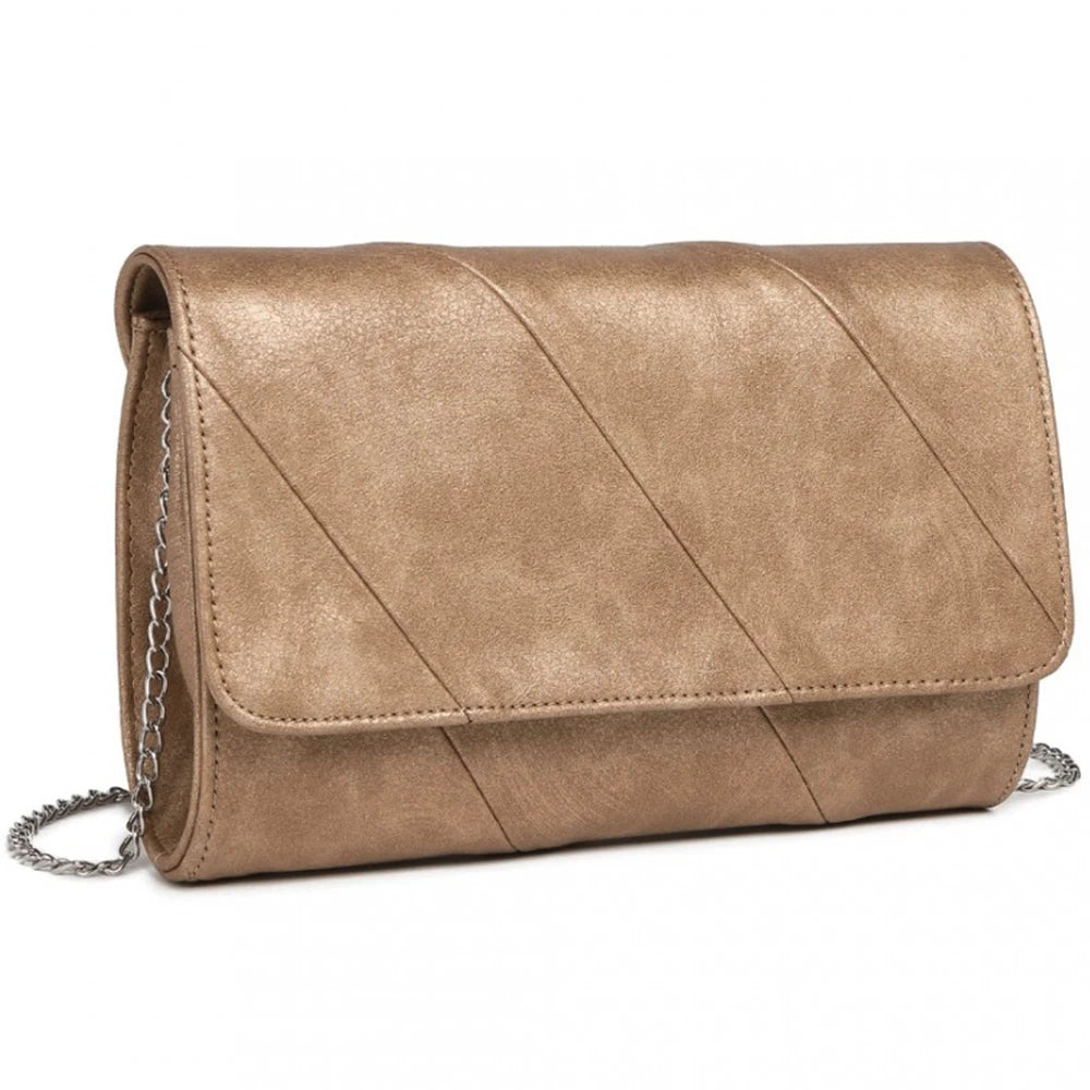 Geanta de seara pentru dama, clutch din piele ecologica, Miss Lulu EH2257