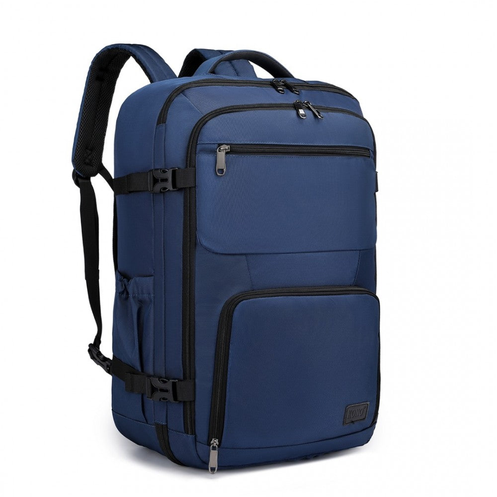 Rucsac multifunctional, compartment laptop 15.6 inch, rezistent la stropi de apa, pentru calatorii, drumetii, activitati de zi cu zi, KONO, EM2207