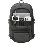 Rucsac casual unisex multi-compartimentat, rezistent la apa cu port USB, KONO EM2347