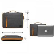 Geanta laptop, compatibilitate 13.3 inch, din panza, interior moale, KONO EQ2029