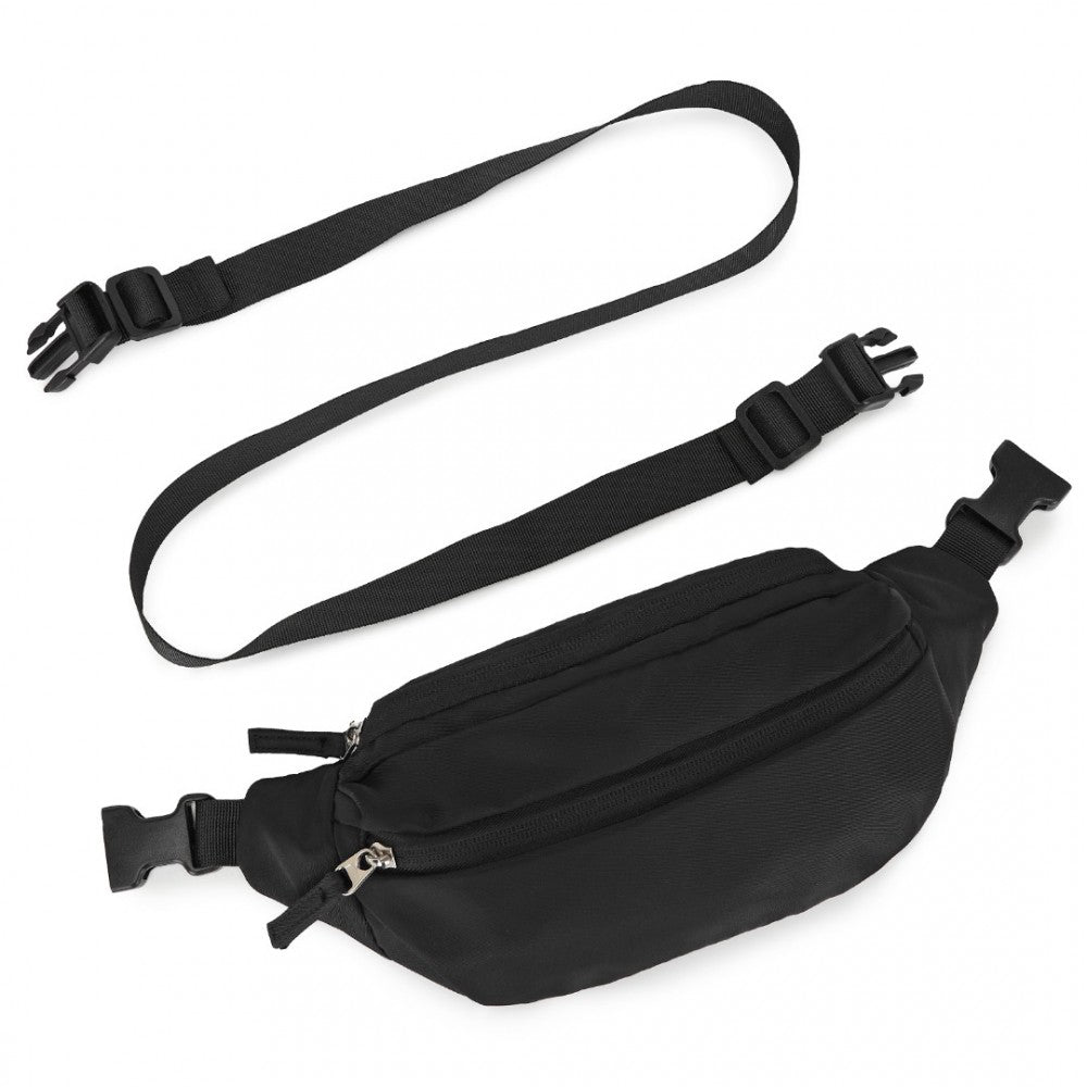 Rucsac unisex casual pentru calatorii cu borseta detasabila, din poliester este rezistetn la stropi, cu port USB TYPE-C, se fizeaza de valiza, KONO EQ2406