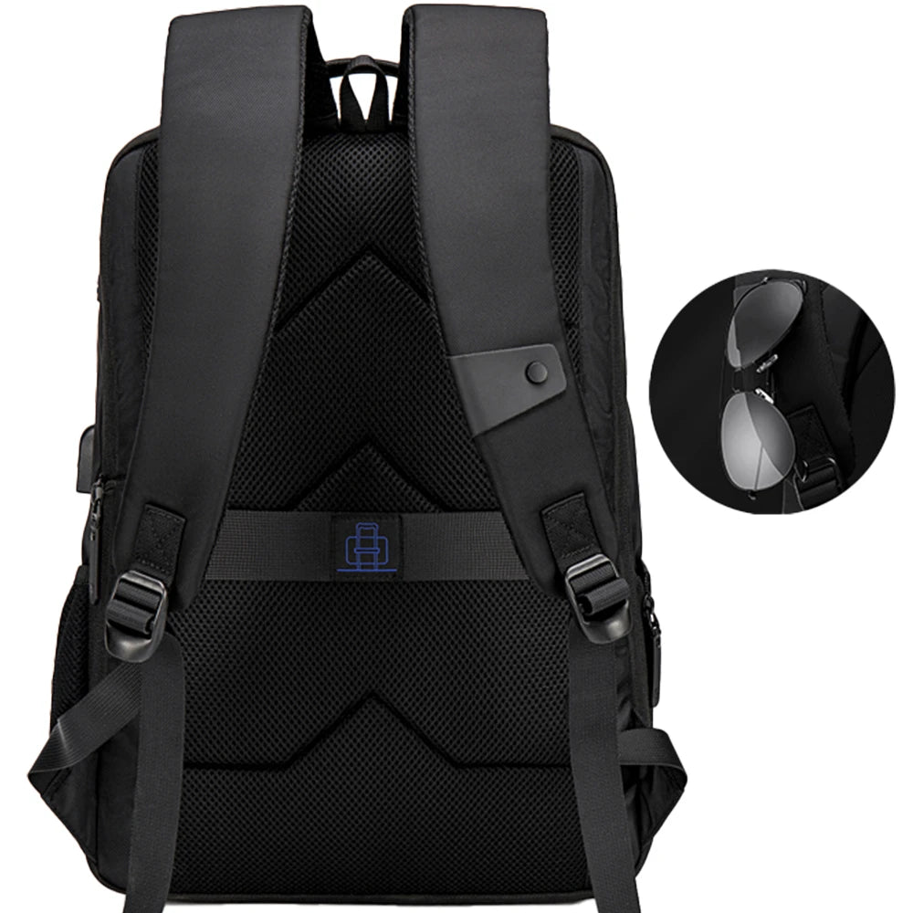 Rucsac laptop, extensibil, port USB si rezistent la stropi, Golden Wolf GB00402