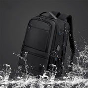 Rucsac laptop, extensibil, port USB si rezistent la stropi, Golden Wolf GB00402