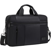 Geanta multifunctionala pentru laptop, unisex, rezistenta la apa din nylon cu elemente de piele, JOLAR. GP02398