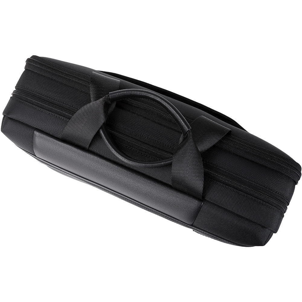 Geanta multifunctionala pentru laptop, unisex, rezistenta la apa din nylon cu elemente de piele, JOLAR. GP02398