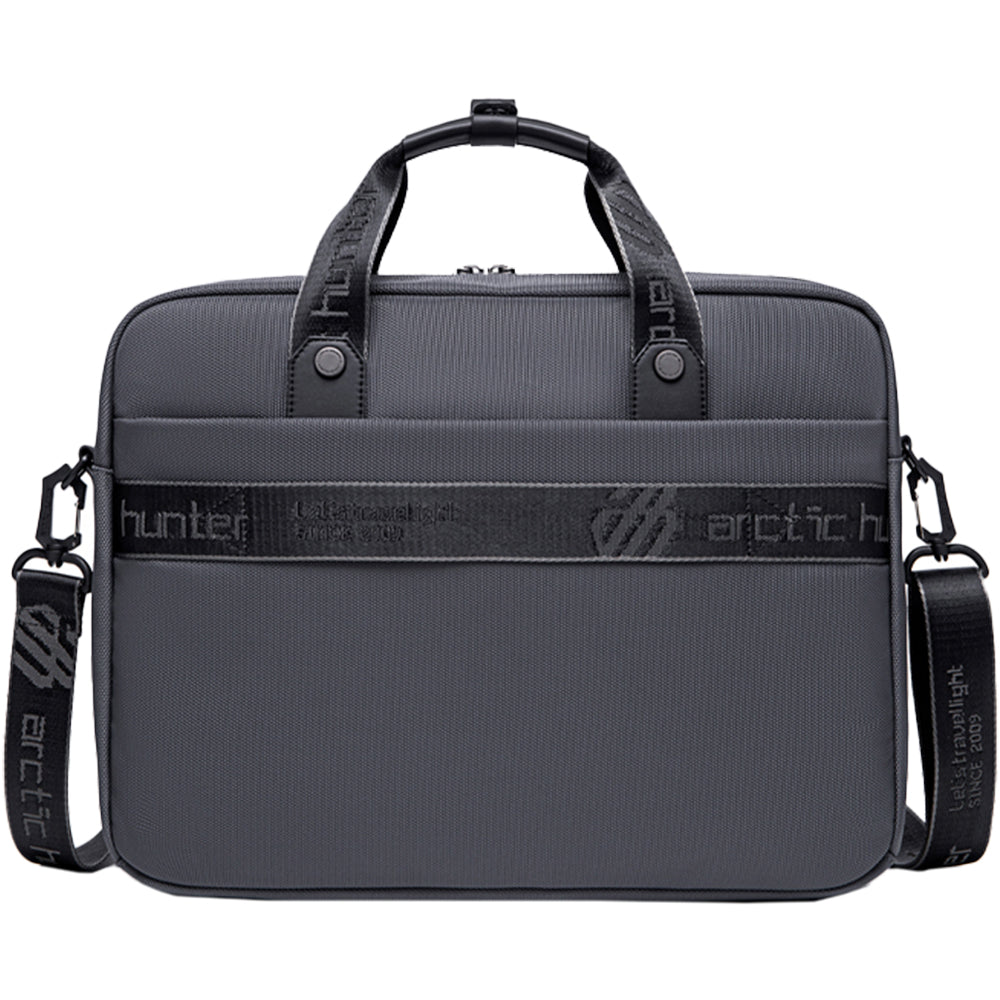 Geanta business pentru laptop 15,6 inch, design nou, bine organizata, din poliester este rezistenta la stropi, cu fixare de valiza, Arctic Hunter GW00017