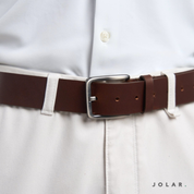Curea Bărbați Piele Naturală Premium, Cataramă Clasică — JOLAR