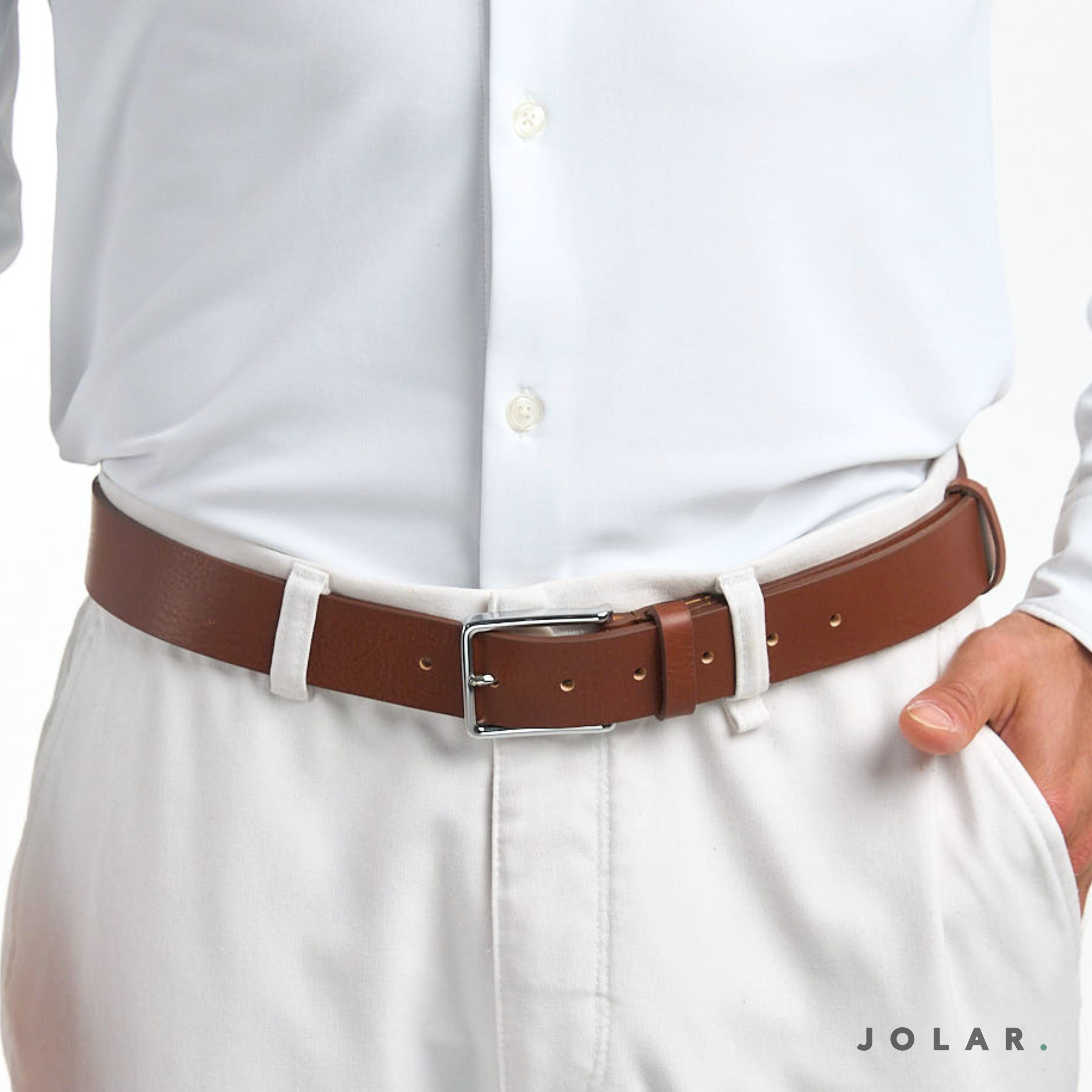 Curea Clasică Bărbați, Piele Naturală, JOLAR, Stil Elegant