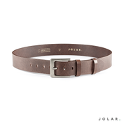 Curea Bărbați Piele Naturală JOLAR, Cataramă Clasică Antichizată, 4,5 cm