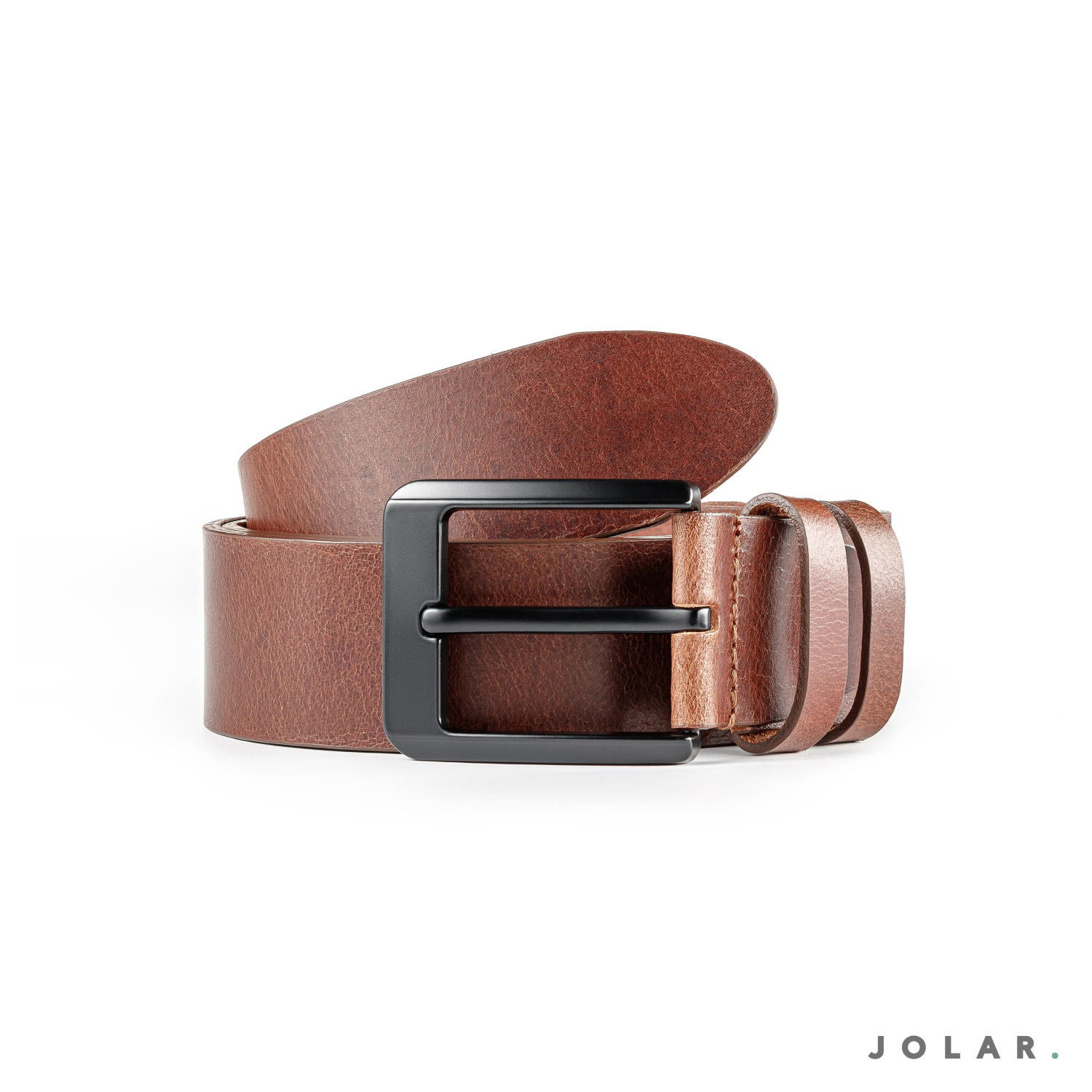 Curea Bărbați Piele Naturală JOLAR, Cataramă Clasică Dreaptă, 4 cm