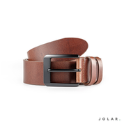 Curea Bărbați Piele Naturală JOLAR, Cataramă Clasică Dreaptă, 4 cm