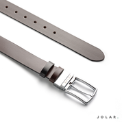 Curea Bărbați Piele Naturală JOLAR, Cataramă Reversibilă, 2 Fețe, 3,5 cm