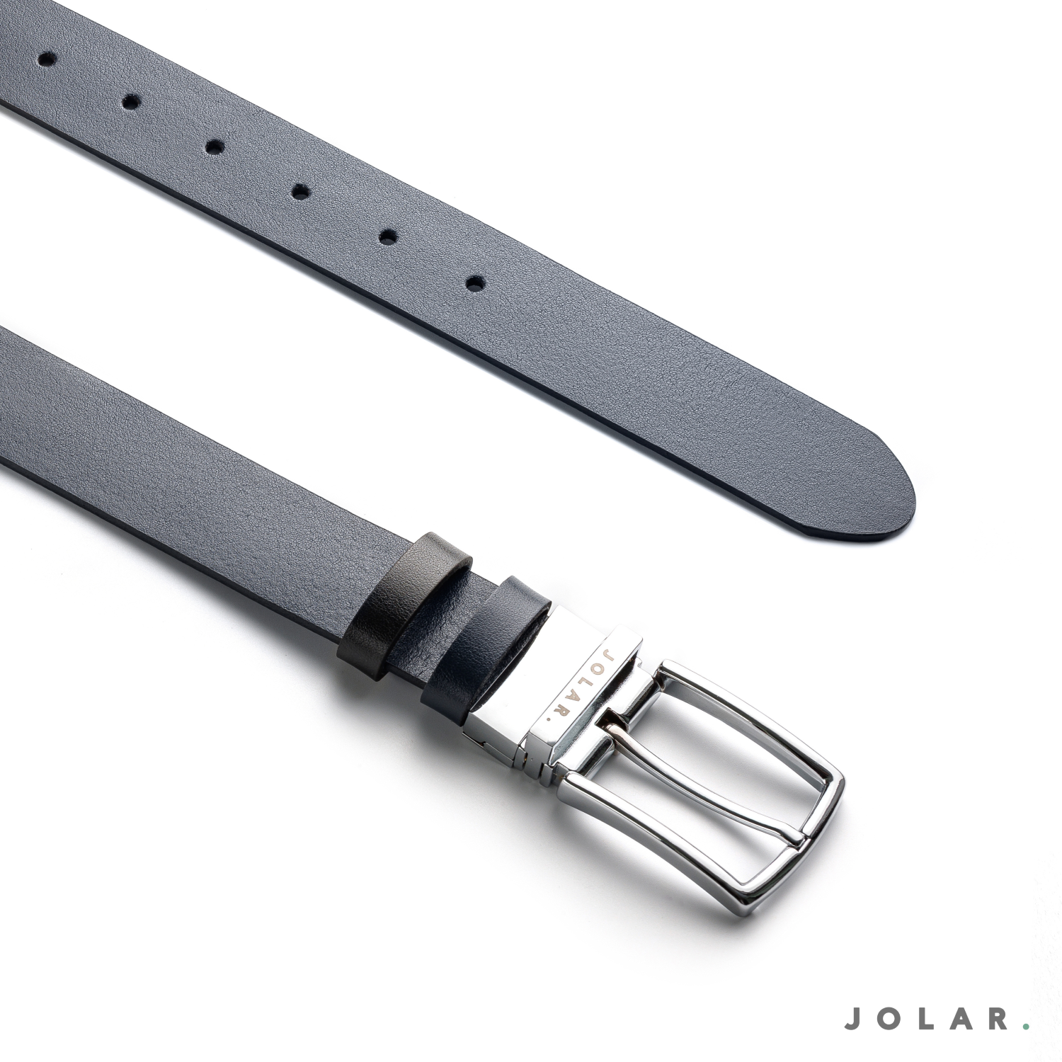 Curea Bărbați Piele Naturală JOLAR, Cataramă Reversibilă, 2 Fețe, 3,5 cm