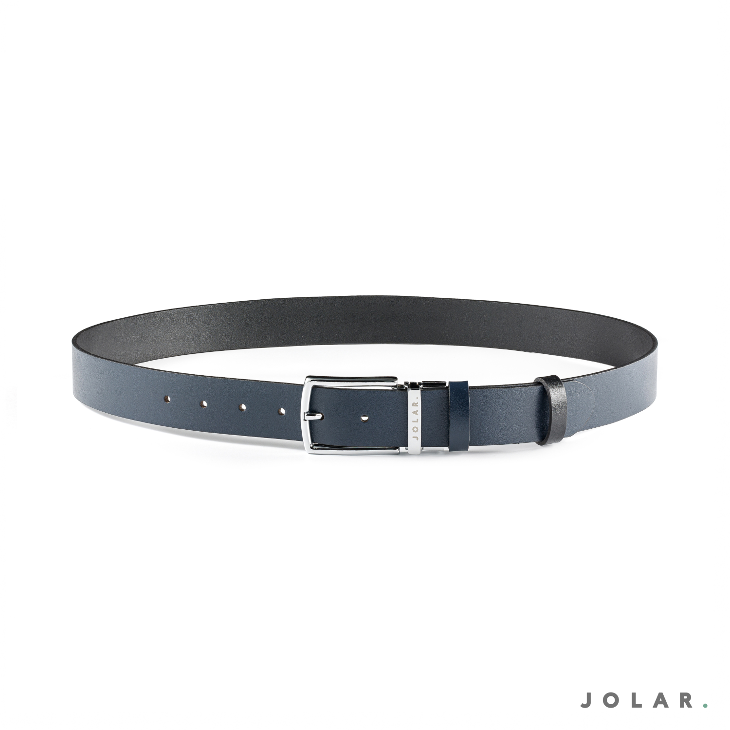 Curea Bărbați Piele Naturală JOLAR, Cataramă Reversibilă, 2 Fețe, 3,5 cm