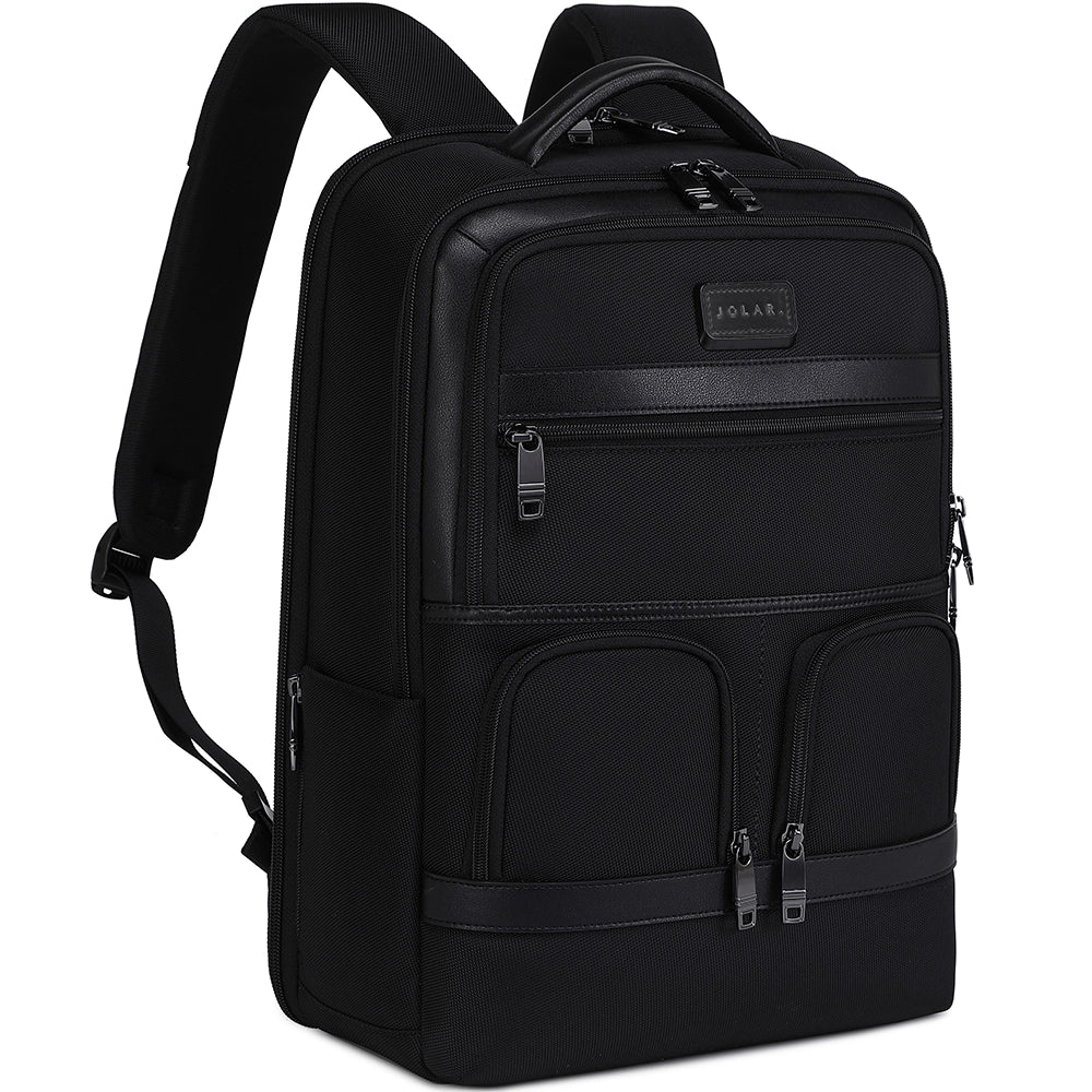 Rucsac smart pentru laptop, unisex, cu port USB, rezistent la apa, JOLAR. KB0235