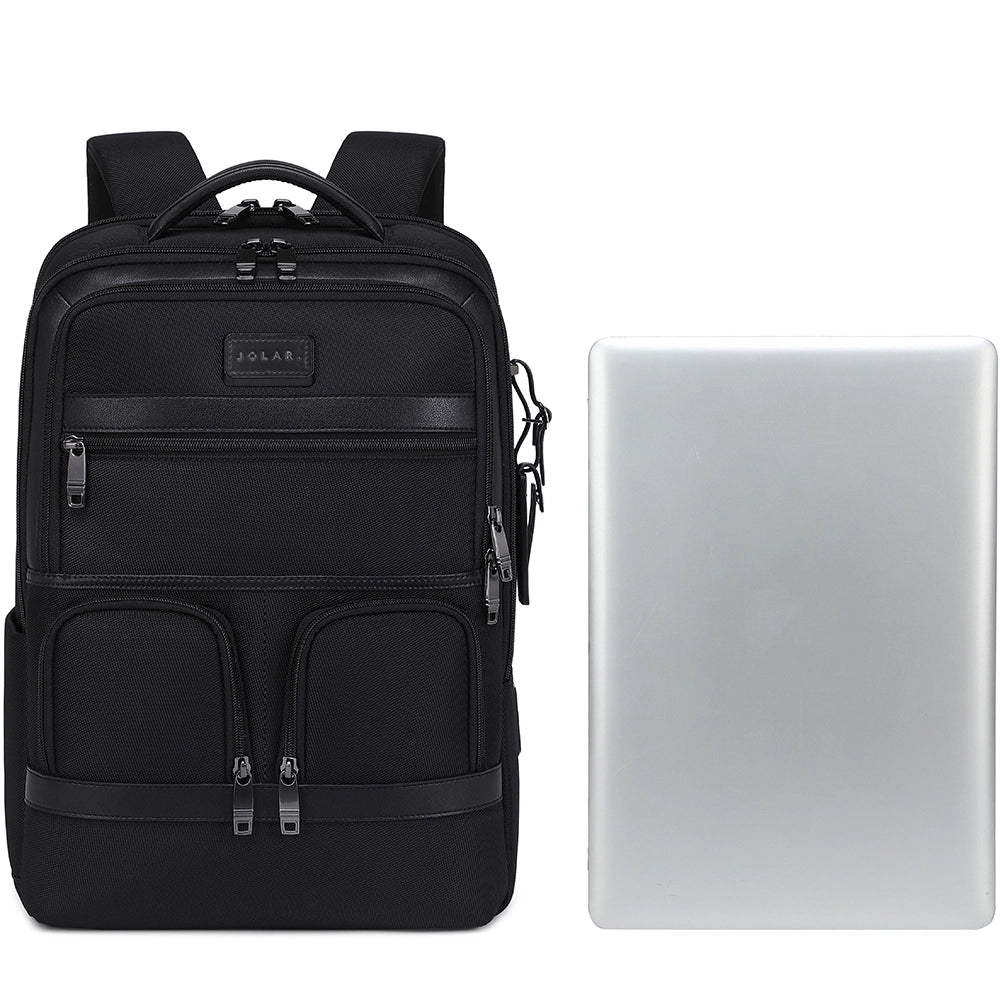 Rucsac smart pentru laptop, unisex, cu port USB, rezistent la apa, JOLAR. KB0235