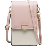 Geanta mini crossbody pentru telefon, eleganta din piele PU, PRETTYZYS L048