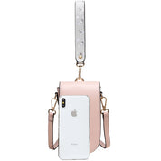 Geanta mini crossbody pentru telefon, eleganta din piele PU, PRETTYZYS L060