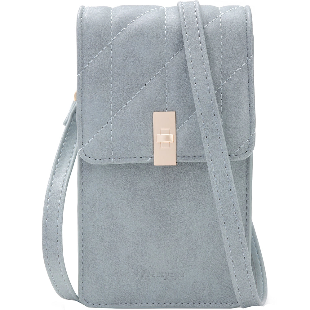 Geanta mini crossbody pentru telefon, eleganta din piele PU, PRETTYZYS L3-218