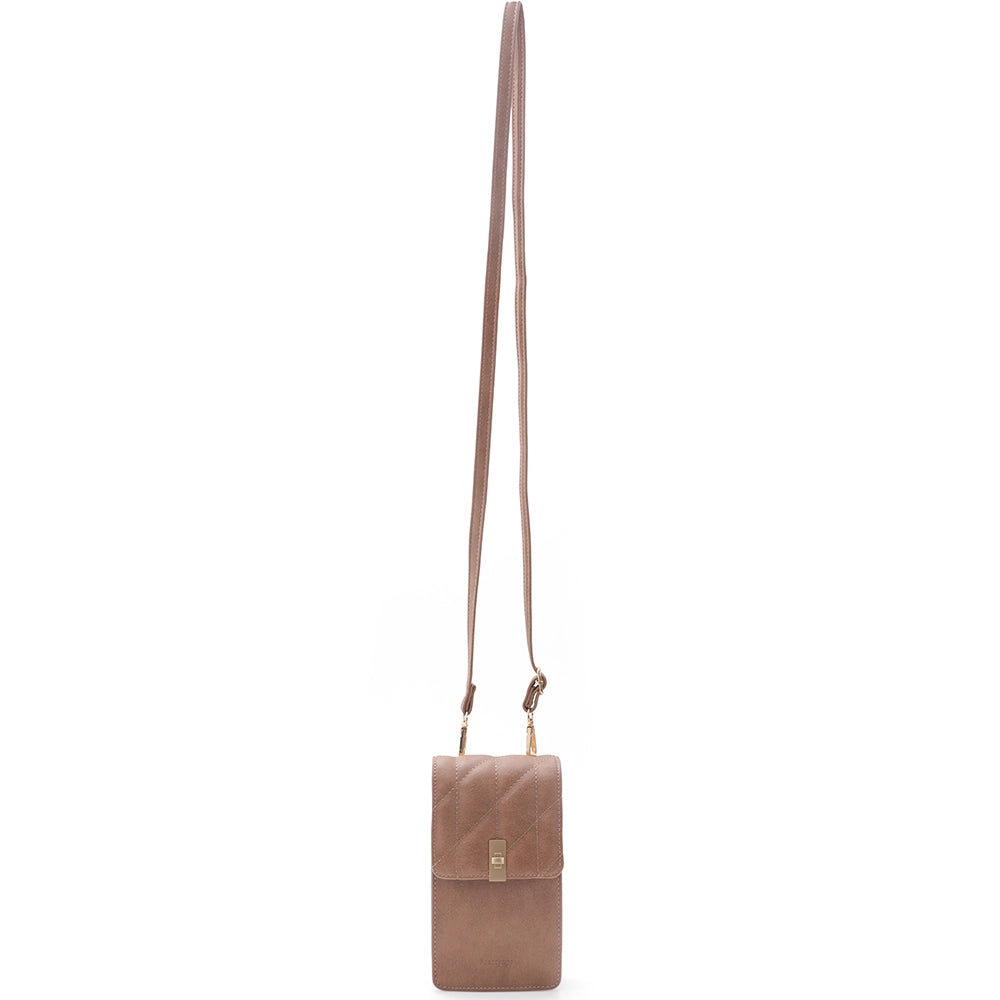 Geanta mini crossbody pentru telefon, eleganta din piele PU, PRETTYZYS L3-218