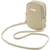 Geanta mini crossbody pentru telefon, eleganta din piele PU, PRETTYZYS L4-224