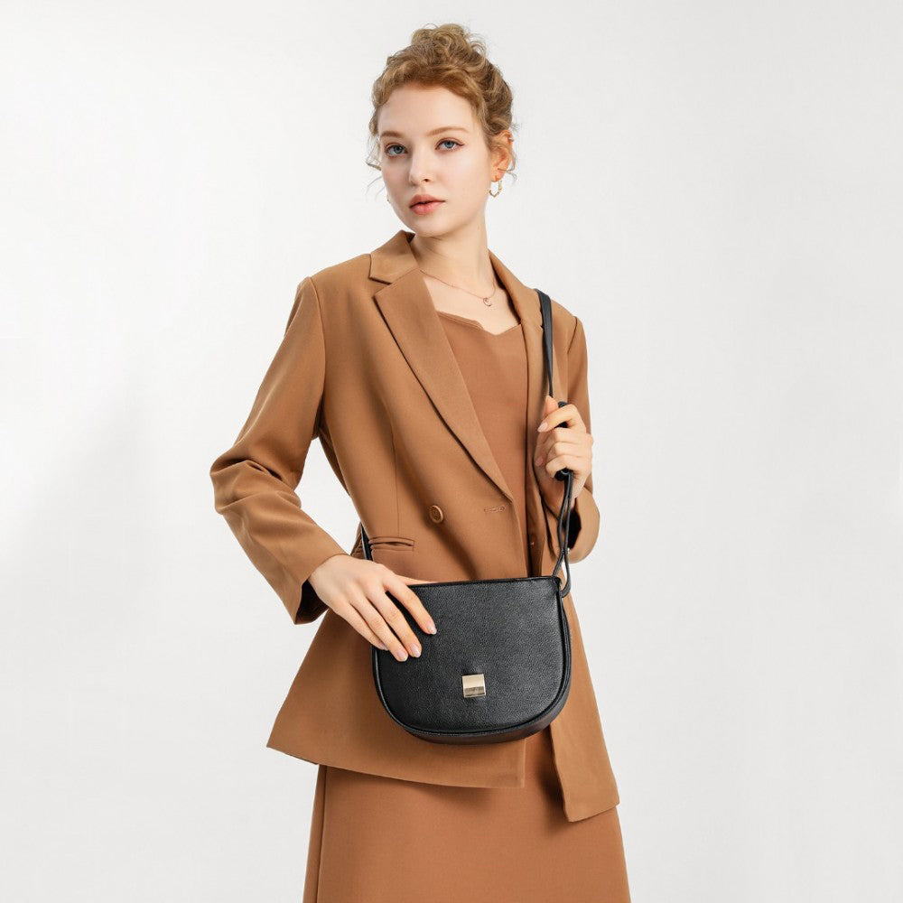 Geanta dama, de umar, casual eleganta din piele ecologica, Miss Lulu LB2102