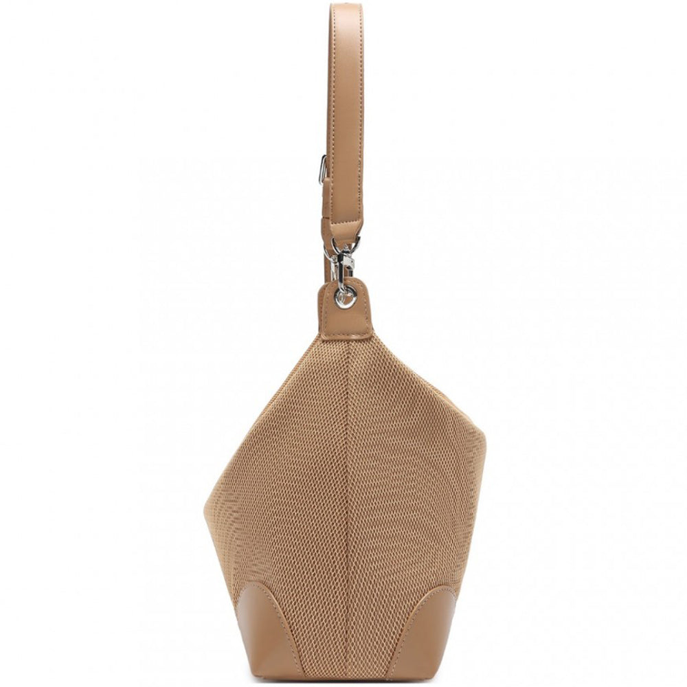 Geanta de umar pentru dama, legera chic cu accente de protectie PU, rezistenta la stropi Miss Lulu LD2364