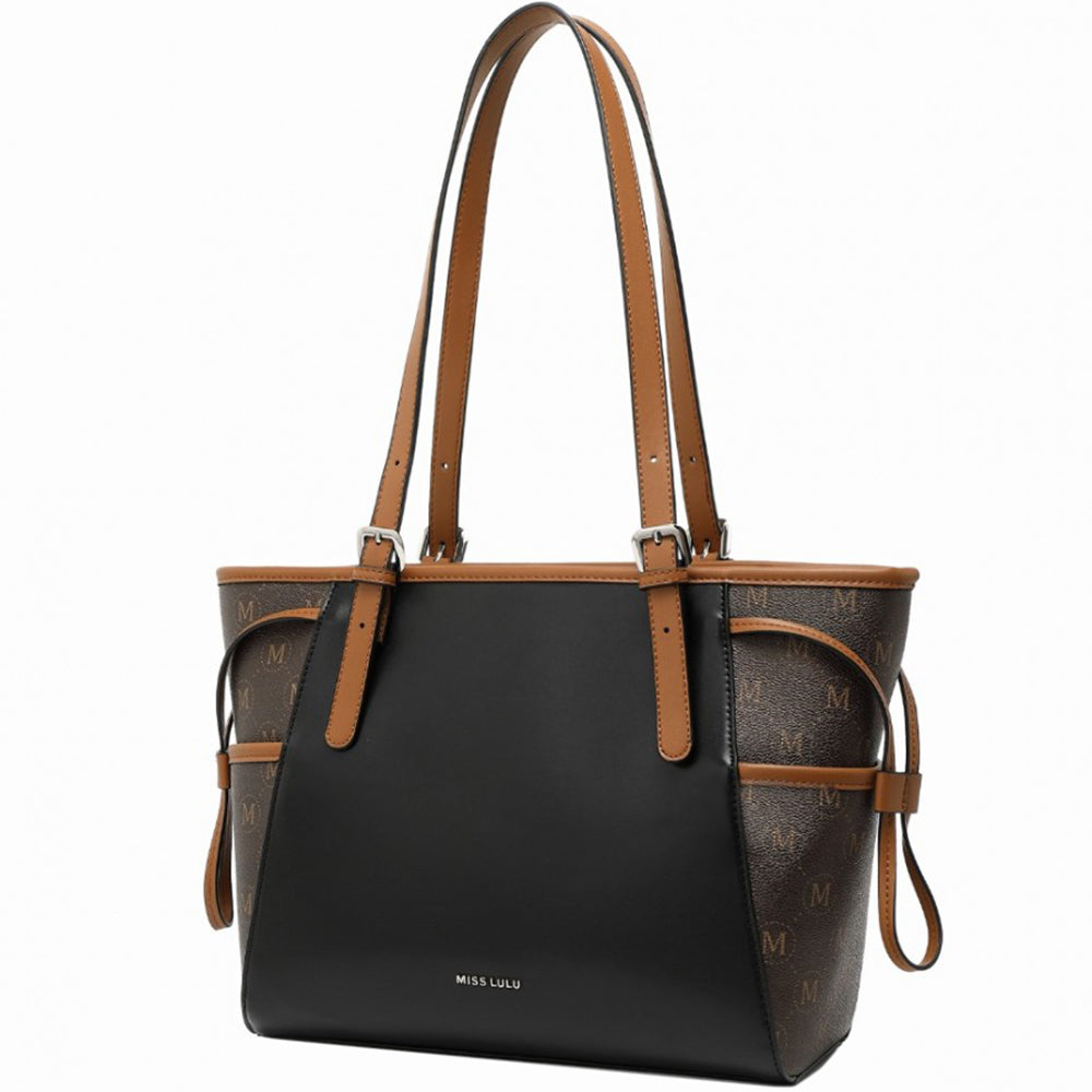 Geanta tote pentru dama, casual model monograma, Miss Lulu LG2322