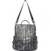 Rucsac pentru dama convertibil, stil casual din piele PU, cu buzunar antifurt, Miss Lulu LG2333