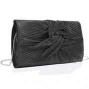 Geanta clutch pentru dama, eleganta de seara, din piele PU si material textil, Miss Lulu LH2252