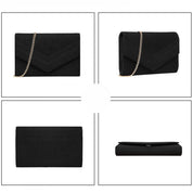 Genta clutch eleganta de seara pentru dama, eleganta cu lant, Miss Lulu LP1963